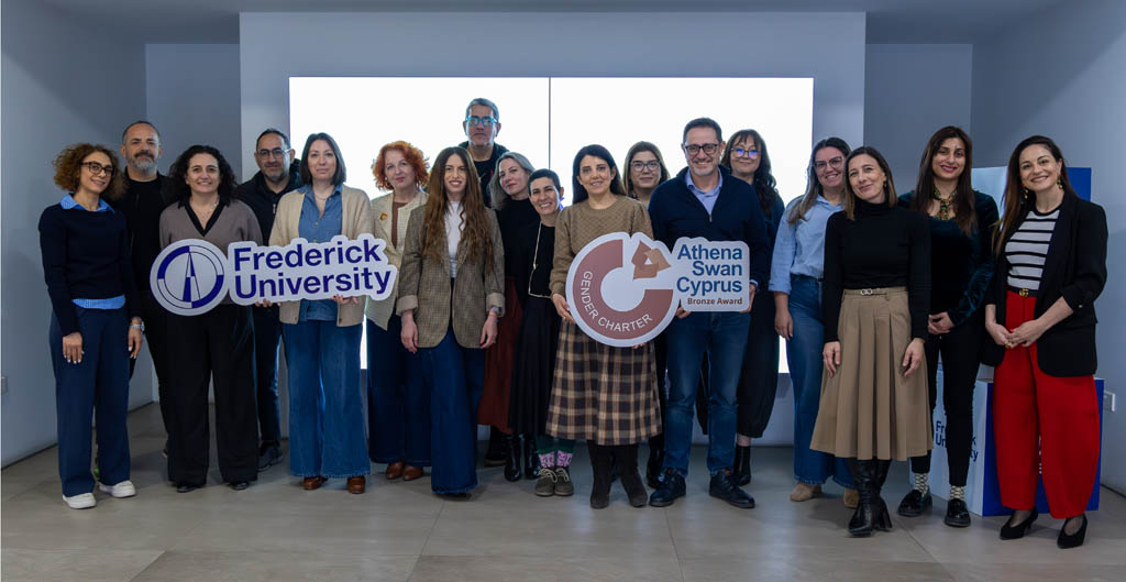 Athena Swan Bronze Award Frederick University 2026 group photo1