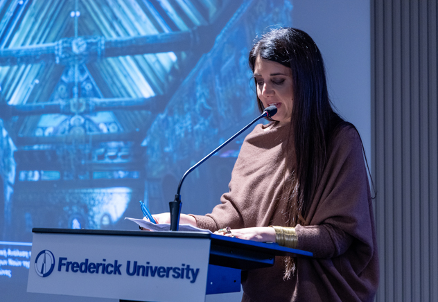 Natassa Frederickou book presentation FredU 2025 3